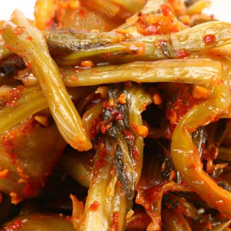 云南德宏特产傣族腌菜腊腌菜美味酸腌菜开胃下饭辣腌菜现装2斤1瓶