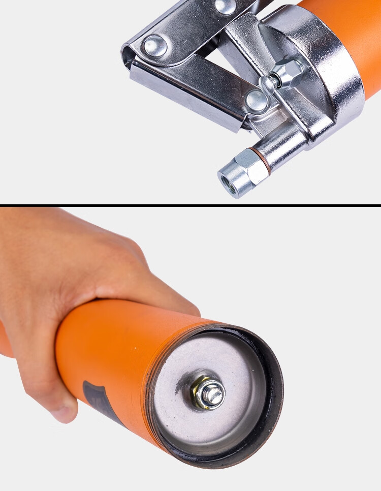 精品黄油枪挖掘机工具打黄油枪加油枪手动双杆黄油压枪加黄油枪 黄油