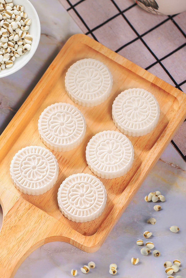 全麦薏仁糕 淮山薏米饼广式点心山药糕点粗粮代餐儿童早餐广东传统