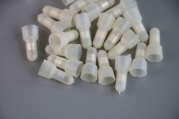 压线帽5mm接线帽奶嘴尼龙压线帽1000支铜芯绝缘座φ5安全帽