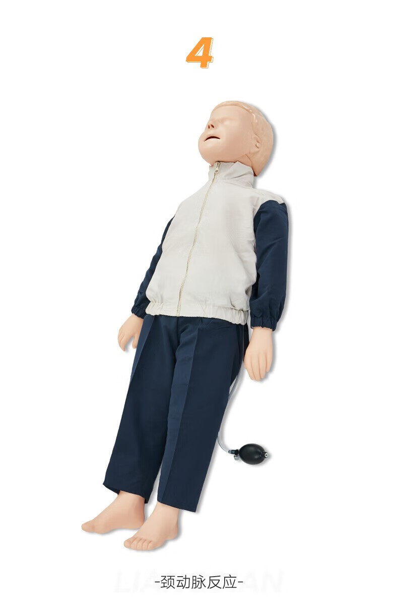 儿童心肺复苏模拟人急救模拟假人人体模型人工呼吸训练模型 婴儿心肺