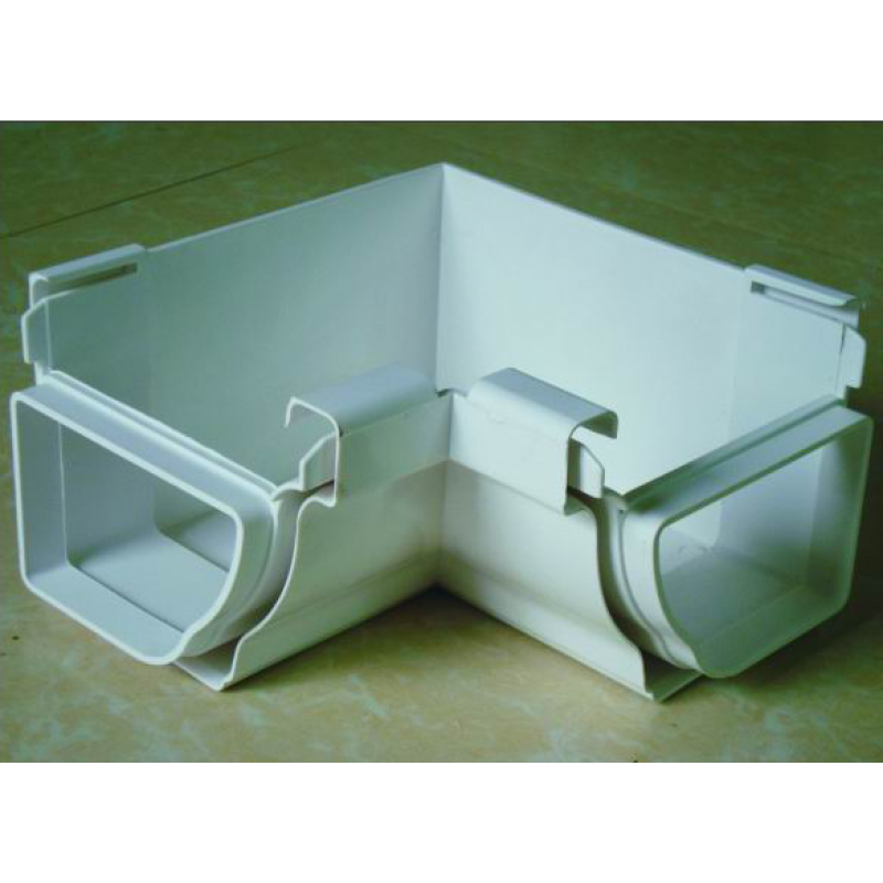 pvc天沟水槽屋檐流水沟檐槽方形水管pvc管阳光房排水槽天沟 吊件