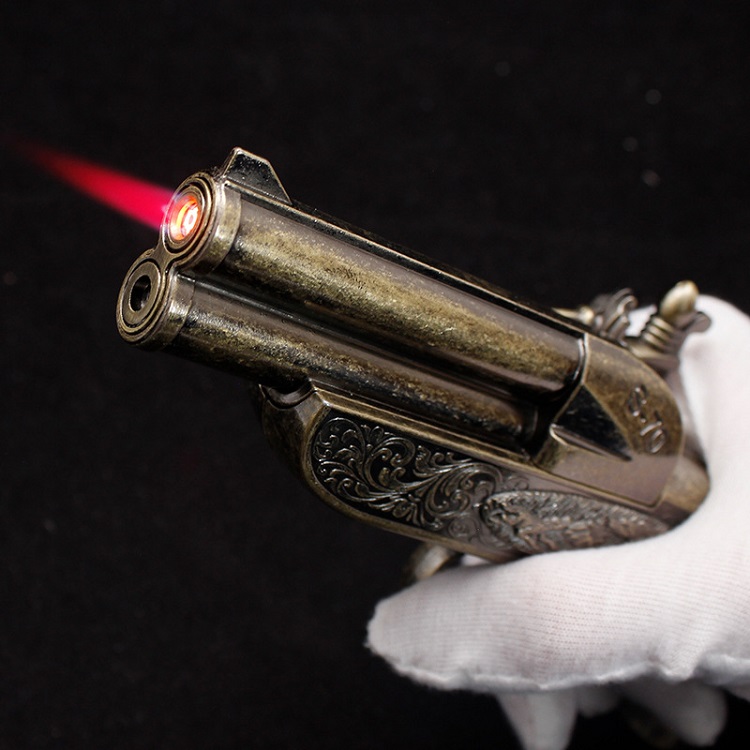 北欧轻奢风火绳洋枪复古火铳燧发枪军工艺装饰品模型火枪摆件火枪款