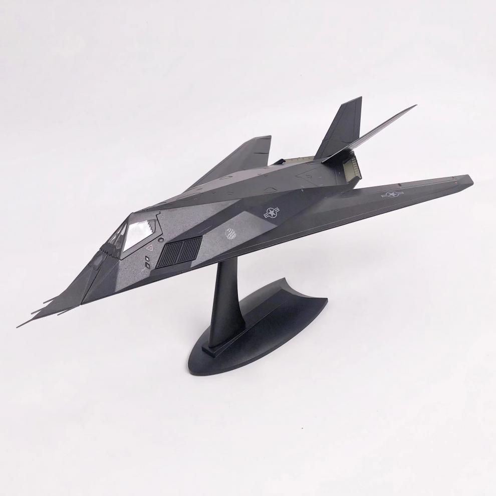 飞机模型f117夜鹰隐形攻击机成品金属军事172合金摆件玩具