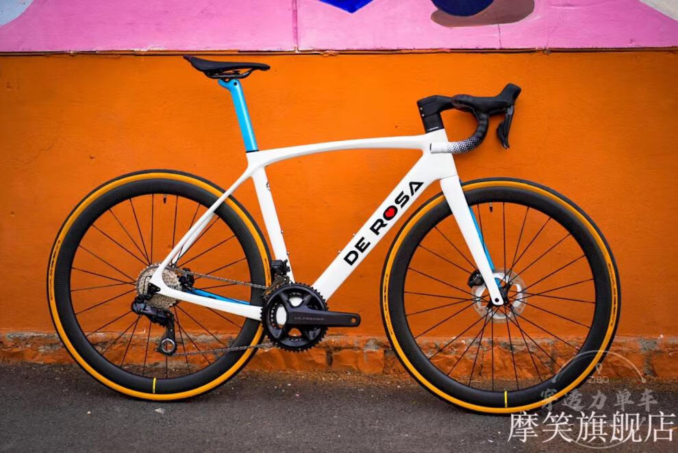 德罗莎公路车意大利德罗莎derosa idol碳纤维公路车 全隐藏式内走线