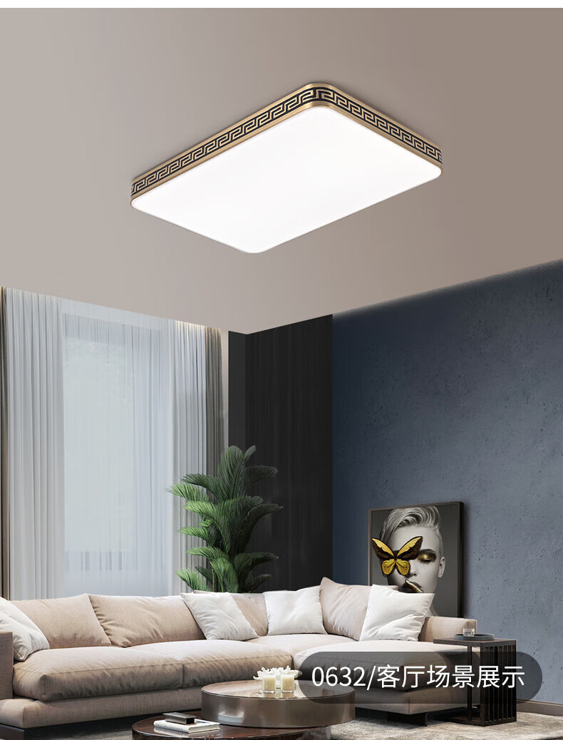 松下(panasonic)全铜led吸顶灯客厅灯卧室餐厅玄关过道阳台书房简约