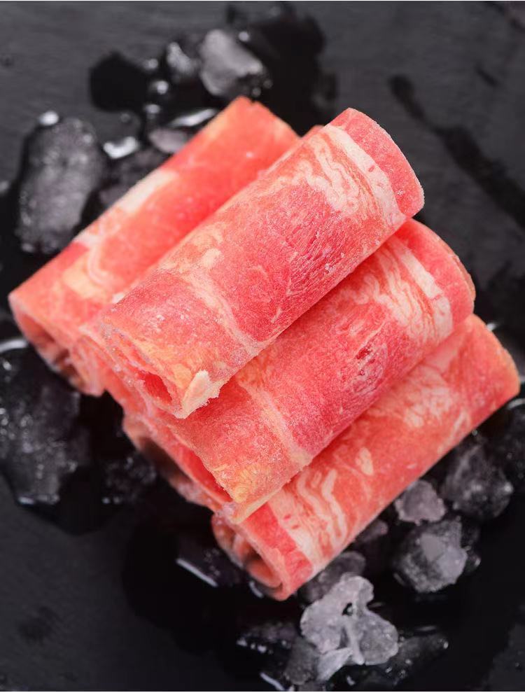 新鲜正宗肥牛卷羊肉卷片套餐涮火锅食材配菜麻辣烫调理牛肉片1斤装