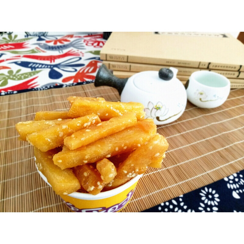 拔丝馍琉璃馍条拔丝黄金条装甜点婚庆喜宴香甜味500克3袋