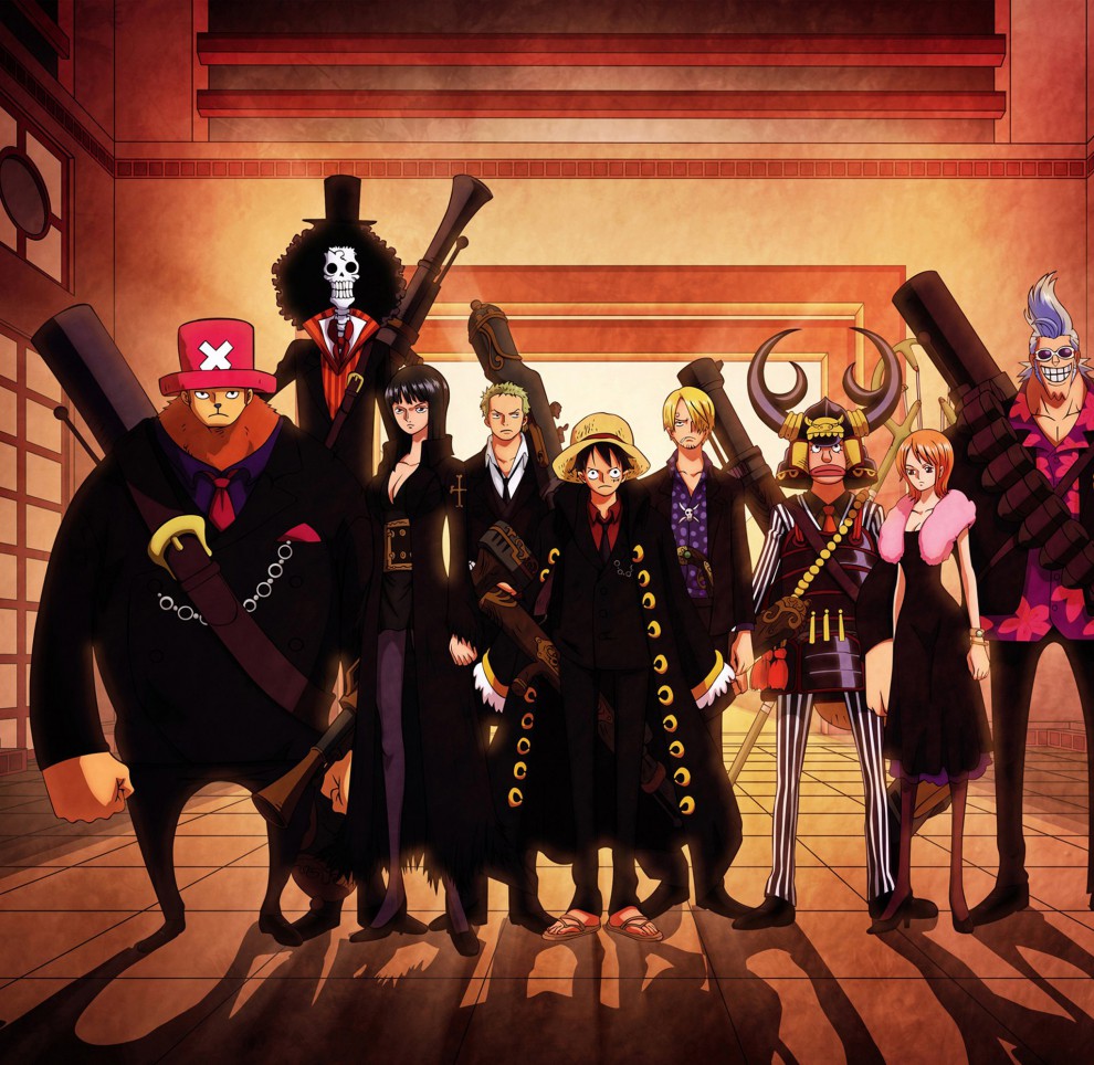 海贼王联名t恤男女短袖动漫路飞情侣装学生大码ins潮牌航海王周边0241