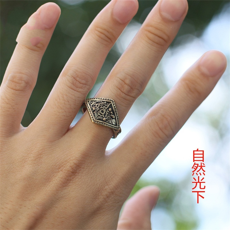 黑暗之魂3戒指 dark哈维尔银猫宠爱戒指游戏周边万圣节道具souls 骑士