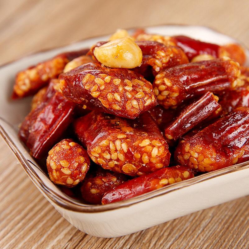 友军香脆椒150g400g重庆特产香辣脆香辣酥芝麻辣椒花生零食小吃香脆椒