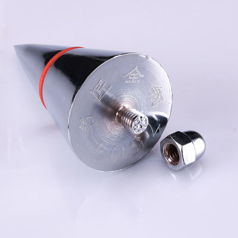 名匠吊线锤全钢实心吊线坠装修建筑测量工具垂直掉线陀锥形垂线坠 200