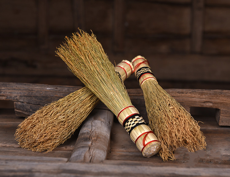 鹿玙农家天然高粱苗锅刷洗锅刷洗碗刷清洁刷环保不伤锅 精品高粱锅刷5