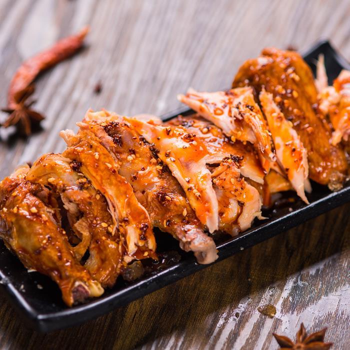 方老泰德州烧烤鸡500克山东德州特产麻油鸡鲁方斋真空装烧烤鸡整只