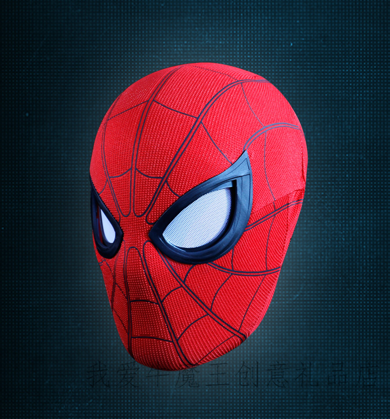 头套荷兰弟joetoys蜘蛛侠可动眼电动面具头盔眼部控制cos玩具生日礼物
