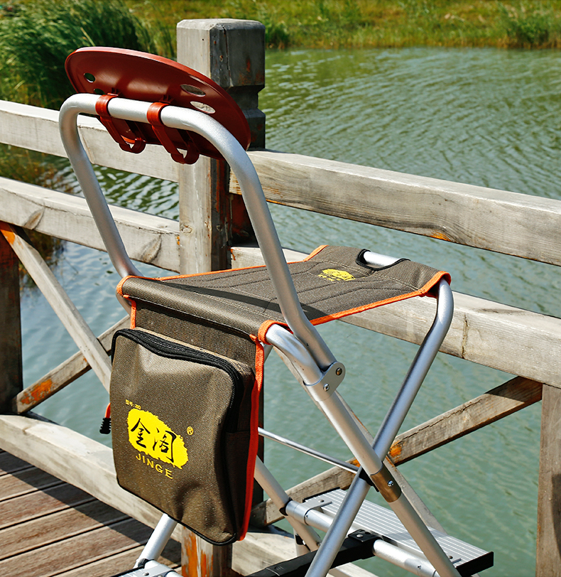 连球金阁20q桥钓椅桥钓筏钓加高折叠钓凳钓鱼椅钓台户外垂钓椅子渔具