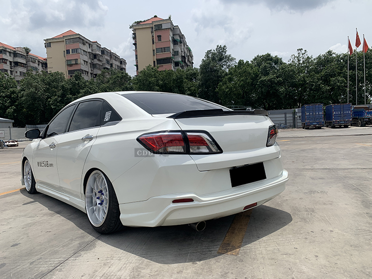 适用于启辰d60改装尾翼新品 适用于d60-20款定风无损安装abs材质 d60