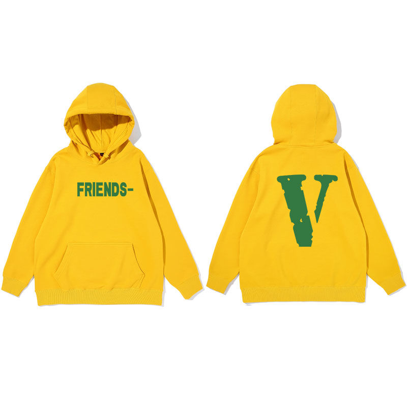 都练王一博肖站同款friends卫衣潮牌联名vlove衣男女宽松连帽衫应援服