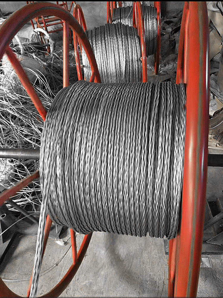 清笒防扭钢丝绳绞磨机专用电力无纽牵引绳100米防纽钢丝绳铁支架13100