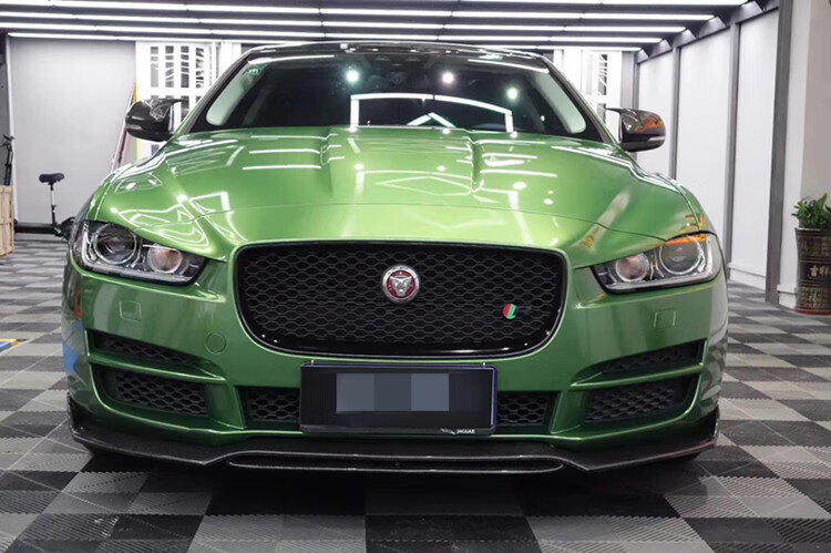 定制适用 捷豹xe/xel/xes改装真碳纤维前唇侧裙后唇后扰流尾翼小包围