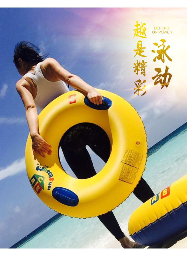 泳圏成人游泳圈成人大人加厚大号胖子救生圈充气水泡红泳圈女腋下乳
