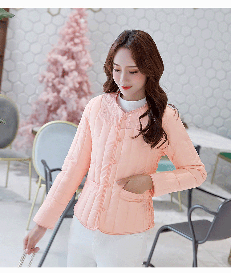 富贵鸟高端精品新款棉衣女短款韩版贴身内穿保暖棉服丝绵小棉袄内胆