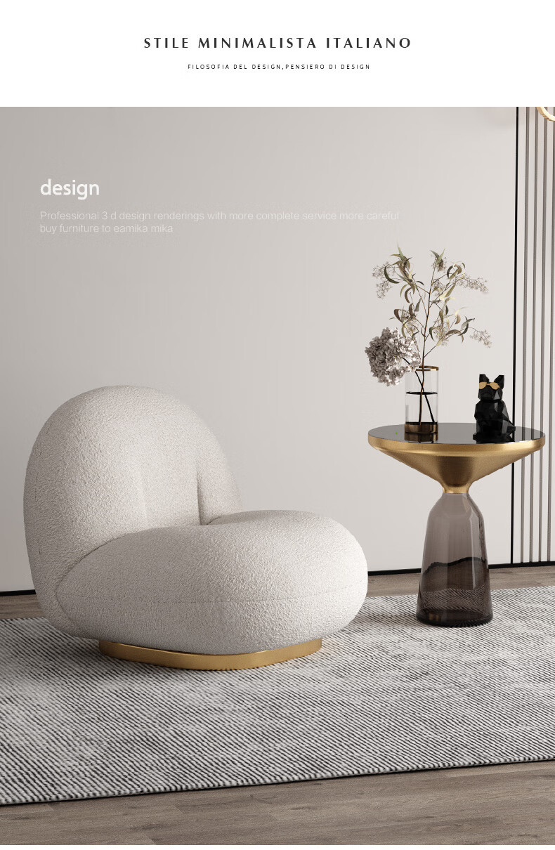 丹麦gubi pacha云朵椅 懒人沙发榻榻米云朵雪梨椅客厅阳台躺卧室网红