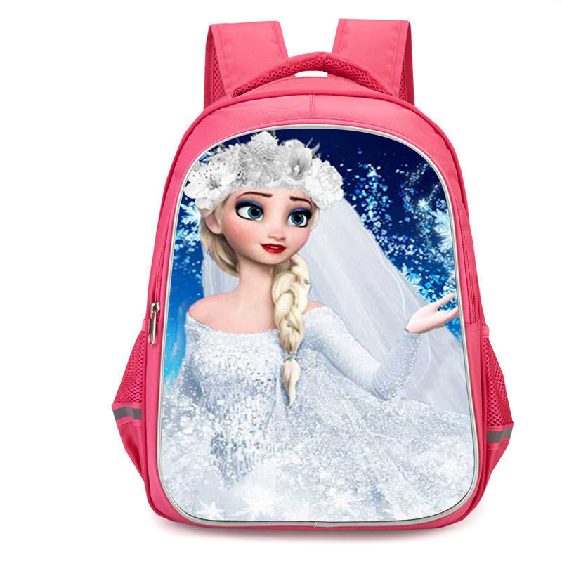 艾莎书包冰雪奇缘书包女小学生1-3年级韩版可爱艾莎公主儿童背包幼儿