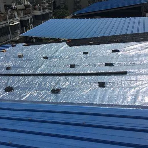 阳光房顶隔热屋顶隔热膜防水抗老化铝膜玻璃阳光房彩钢厂房楼顶大棚