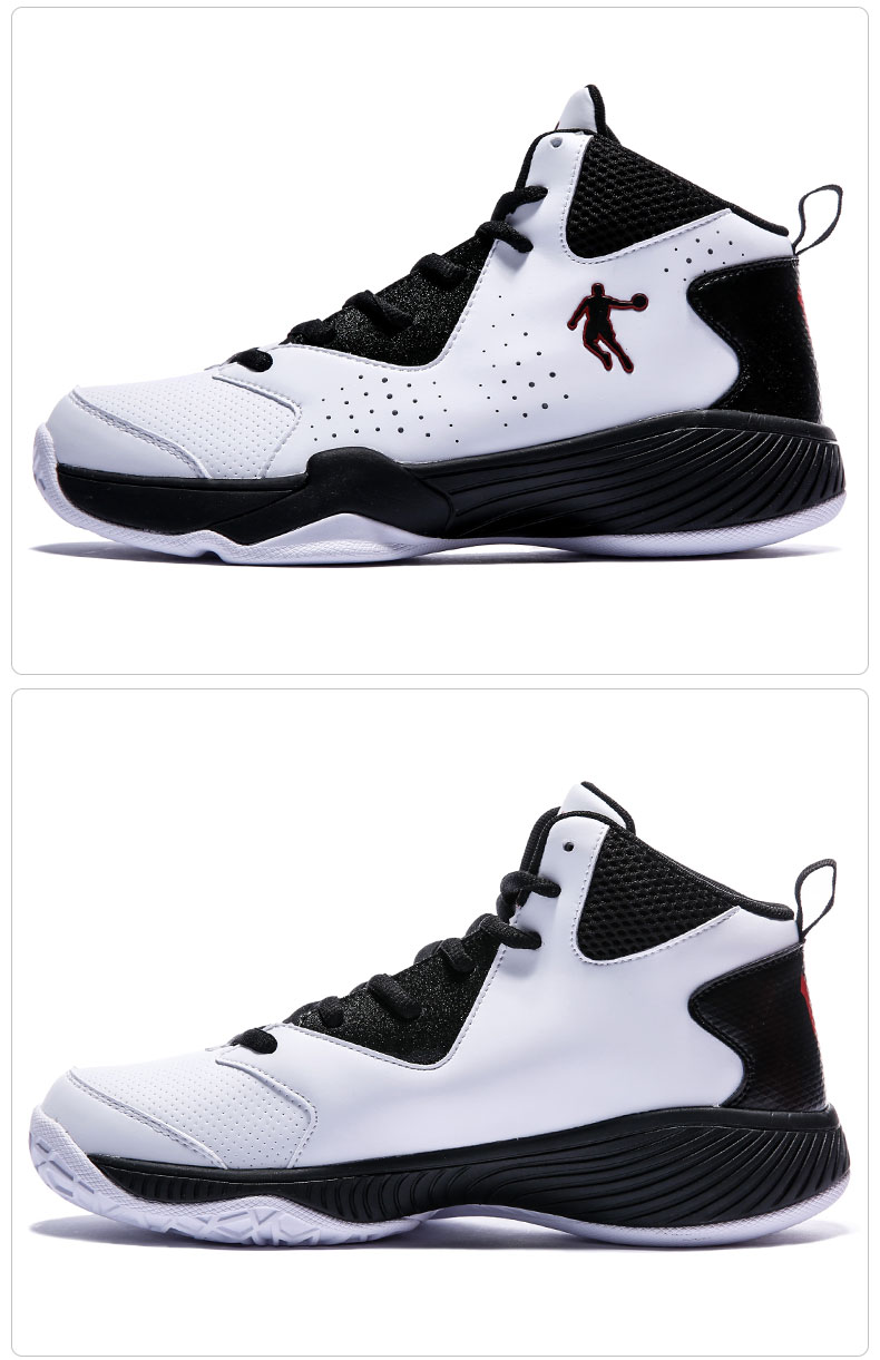 乔丹篮球鞋男男鞋2021秋冬季新款皮面防水运动鞋学生