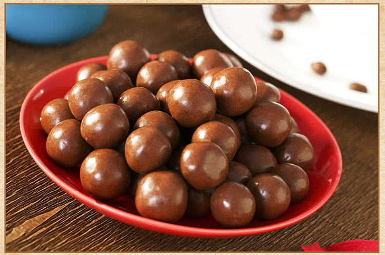 梁丰麦丽素巧克力豆80g代可可脂夹心巧克力零食童年80后经典怀旧零食