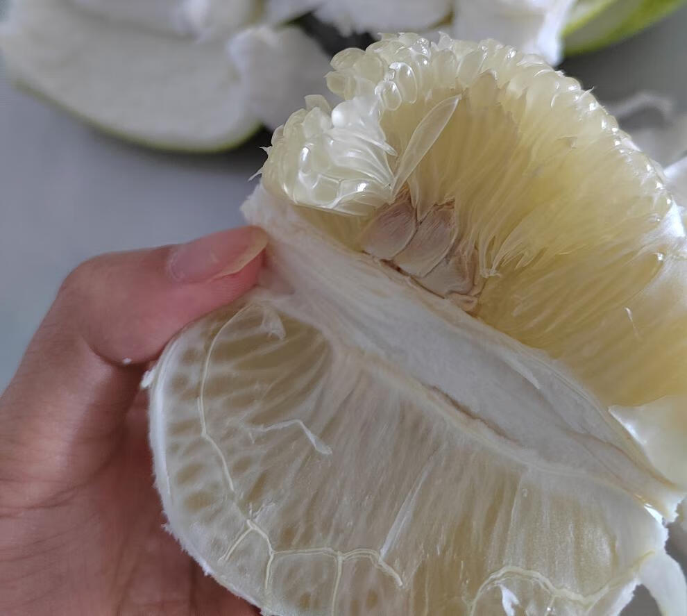 湖南怀化雪峰冰糖柚安江白心柚新鲜水果孕妇脆甜金兰柚高山老柚子 5斤