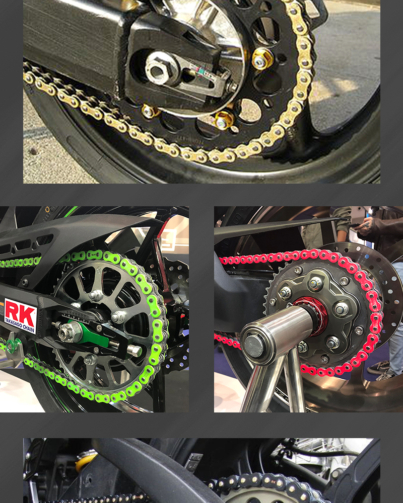 rk链条428530油封摩托车链条越野静音耐用适用本田cb190rgpr1503倍