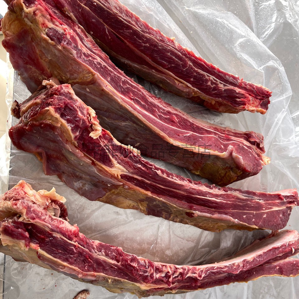 现杀草地牛排骨牛肉肥牛烤肉火锅膘特瘦盛源来牛排骨块10厘米左右五斤
