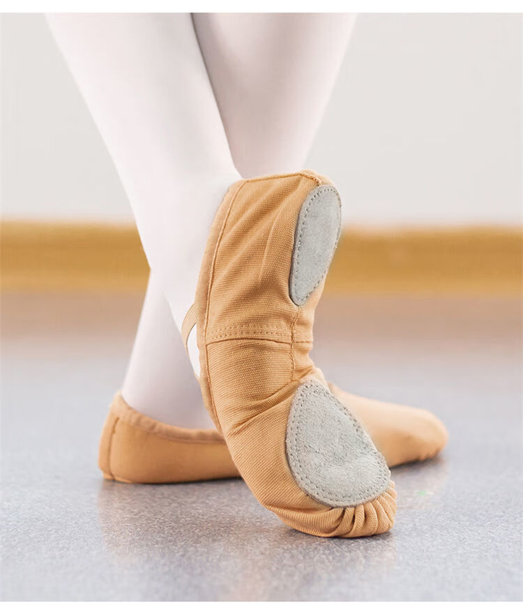 冬季精选舞蹈鞋女成人猫爪软底芭蕾舞瑜伽跳舞练功形体免系带儿童小舞