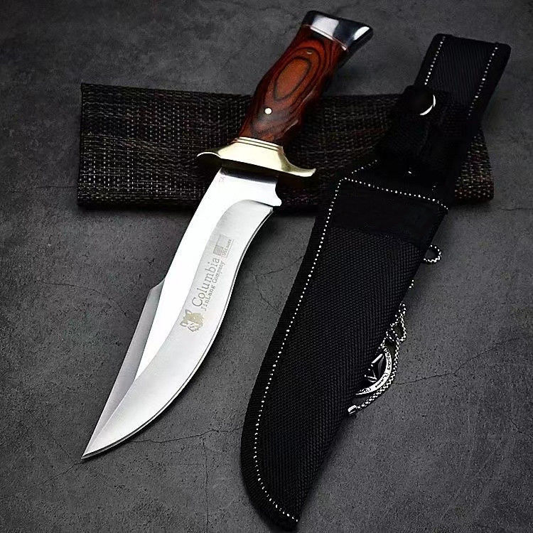 尼泊尔军弯刀sa78刀具防身军工刀户外小刀高硬度直刀求生刀野外生存