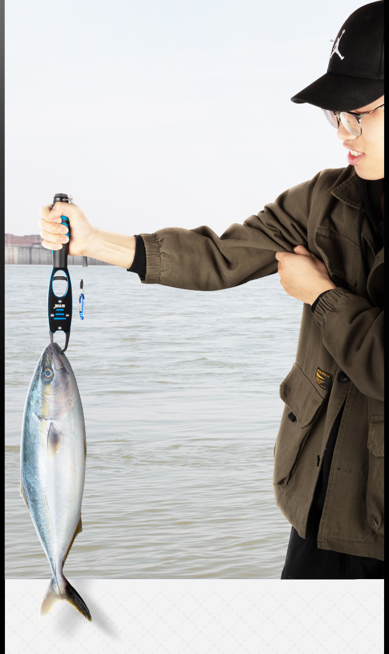 法思纳 佳钓尼不锈钢控鱼器控鱼钳钳鱼夹子鲈鱼翘嘴抓鱼器取钩器渔具