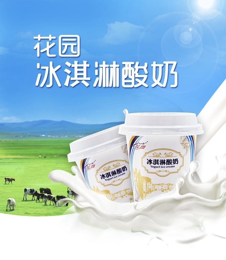 花园冰激凌酸奶 120g*12杯 花园冰淇淋酸奶 新疆风味低温发酵酸奶早餐