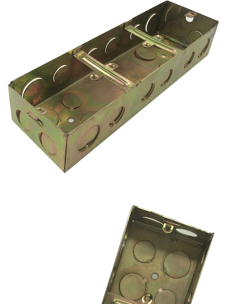 定制墙体预埋线盒加厚金属铁底盒86型明暗装预埋盒墙壁地盒插座开关盒