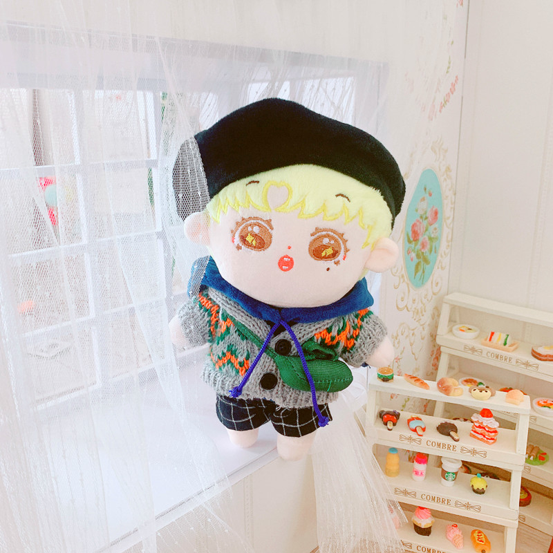 时代少年团玩偶严浩翔娃娃公仔棉花玩偶20cm娃衣可换套装时代少年团