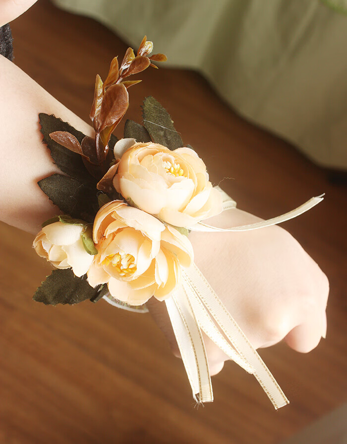 香槟色 手腕花【图片 价格 品牌 报价】-京东