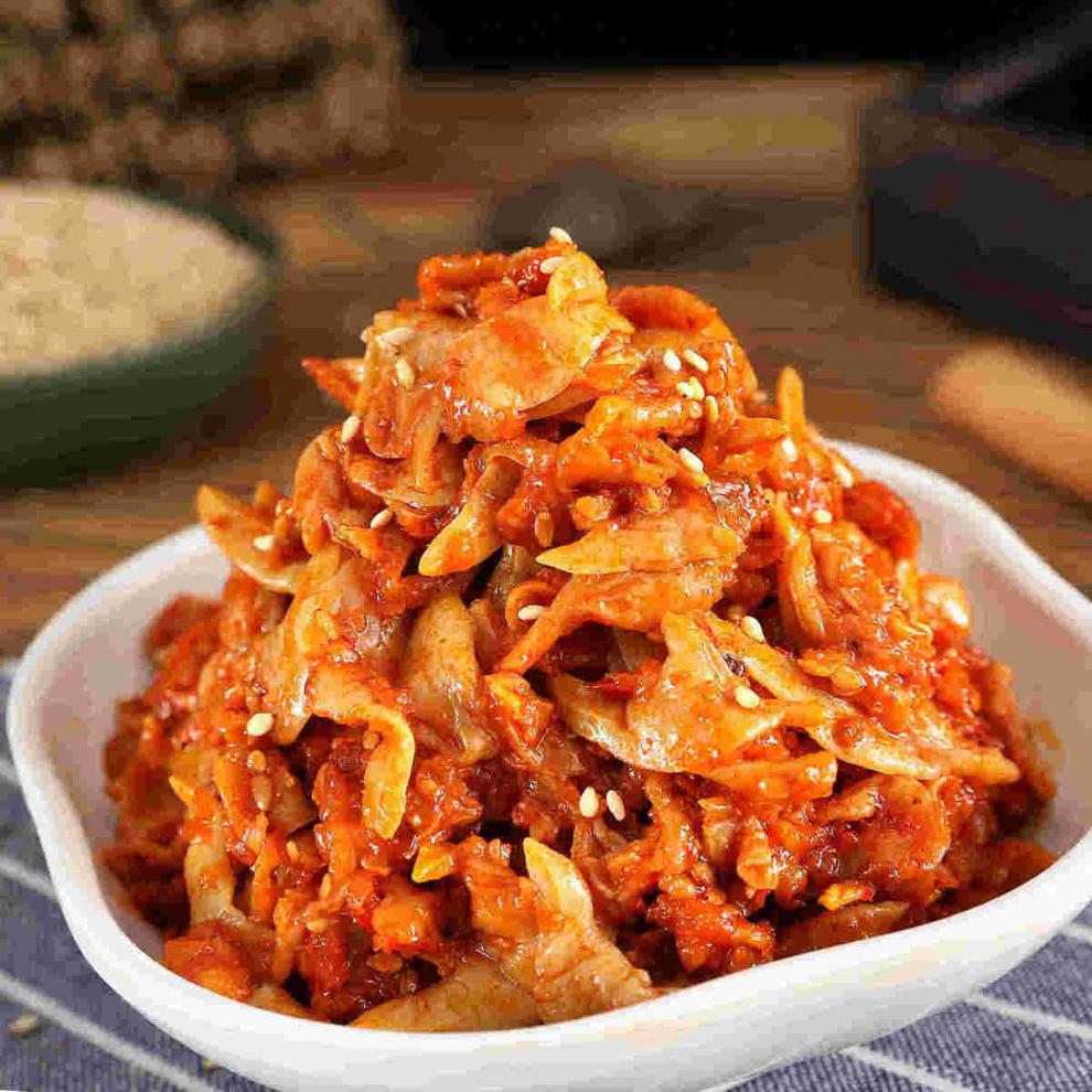 延边朝鲜族拌蚬子尖嘎啦肉1袋250g蒜香250克x1袋