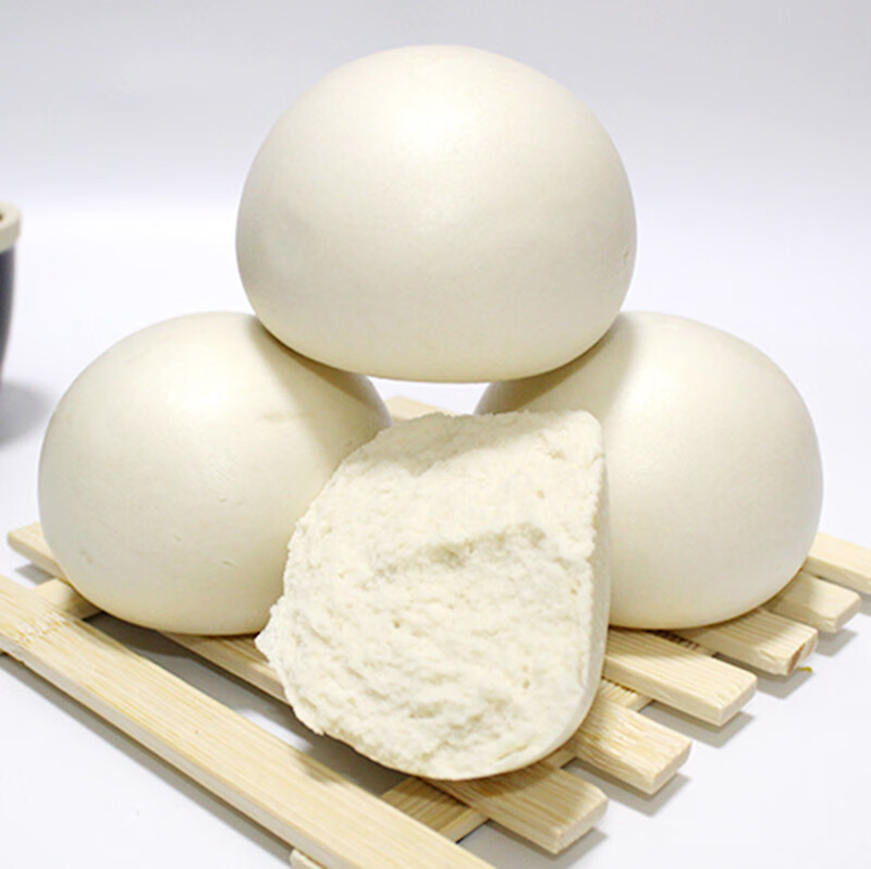 【顺丰现货】小麦馒头 大小麦馍馍 老面 粗粮 窝头 面食包子 20个装