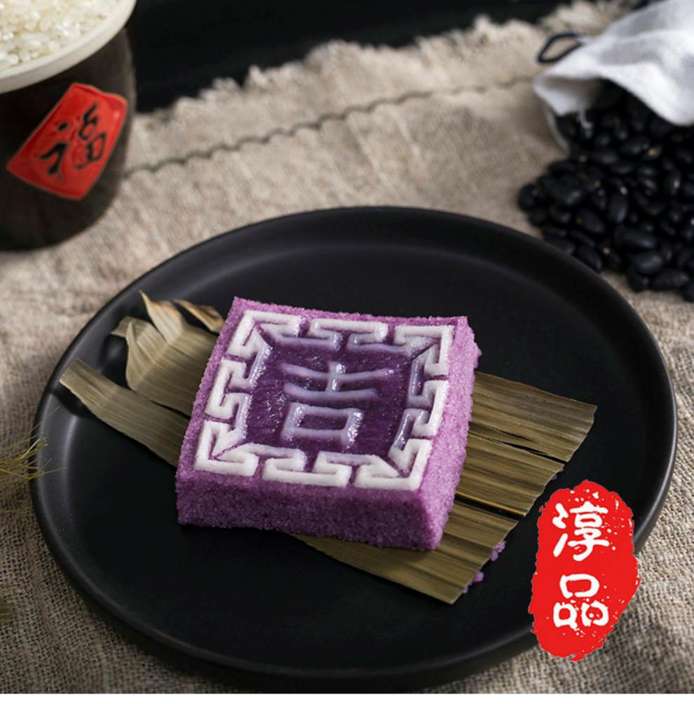 余姚特产梁弄大糕宁波梁弄大糕传统手工中式糕点老式点心特产软糯豆沙