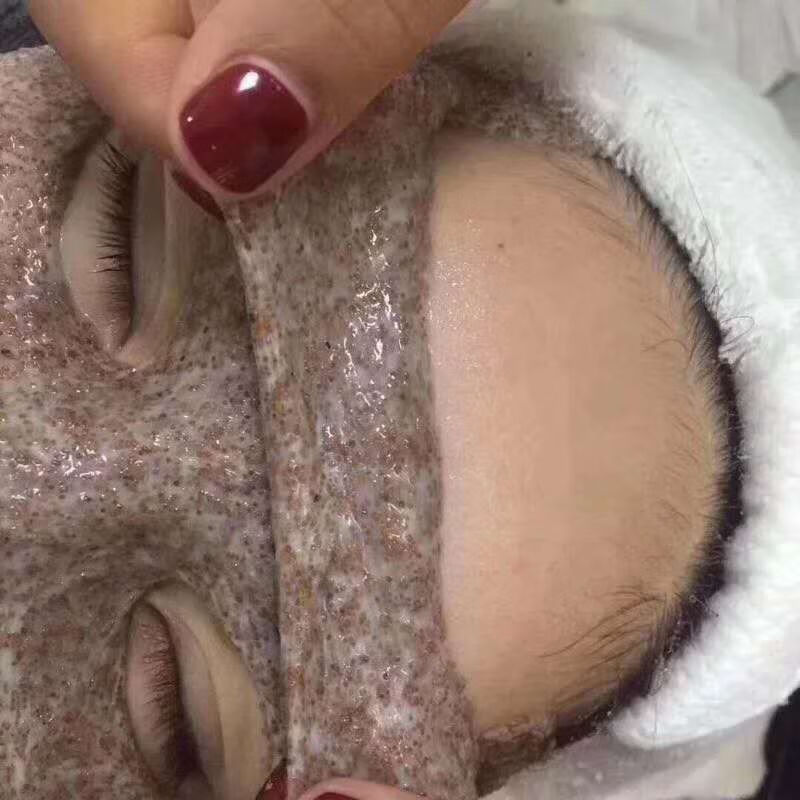 中药海藻面膜小颗粒补水祛痘500g美容院七子白碧素堂海藻面膜