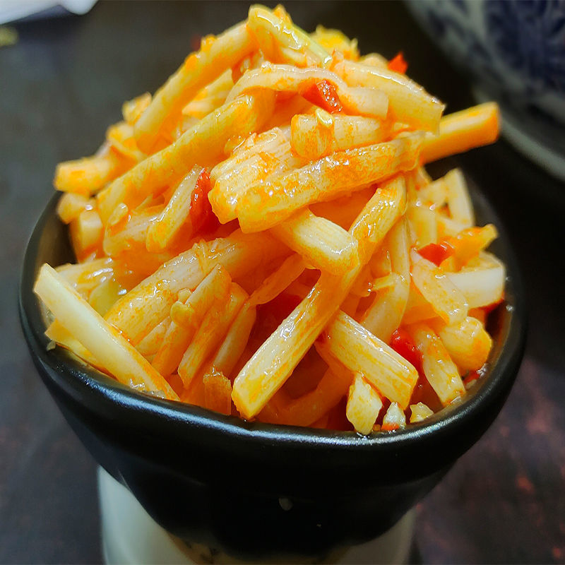红油笋丝脆笋一品竹笋丝酱菜咸菜香辣下饭菜笋尖新鲜罐装零食即食红油