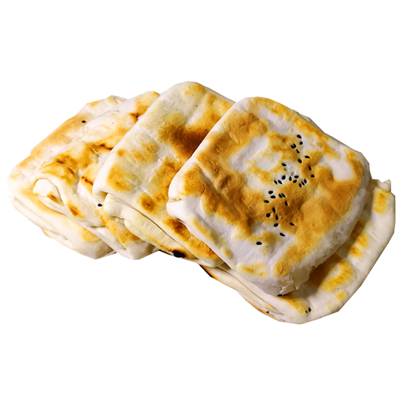 山东特产莱芜口镇方火烧少油酥千层芝麻硬面烧饼发面饼早餐速食饼