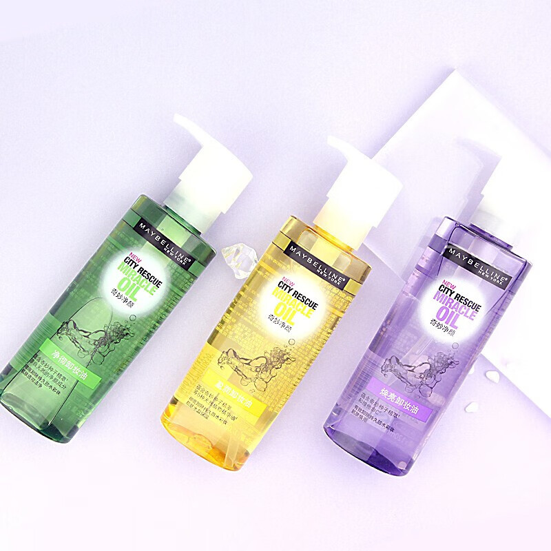 美宝莲maybelline卸妆油120ml奇妙净颜盈润净彻焕亮保湿清洁120g