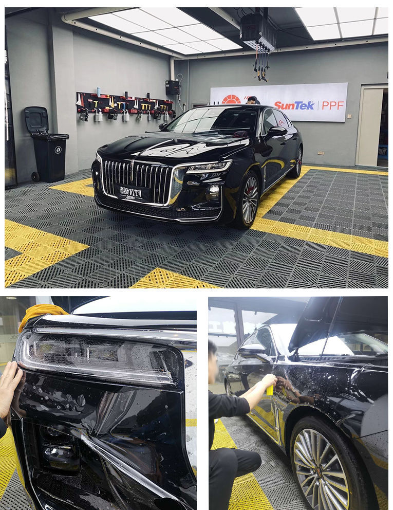 xp汽车隐形车衣tpu漆面透明保护膜修复防刮蹭全车贴膜包施工medpu增亮