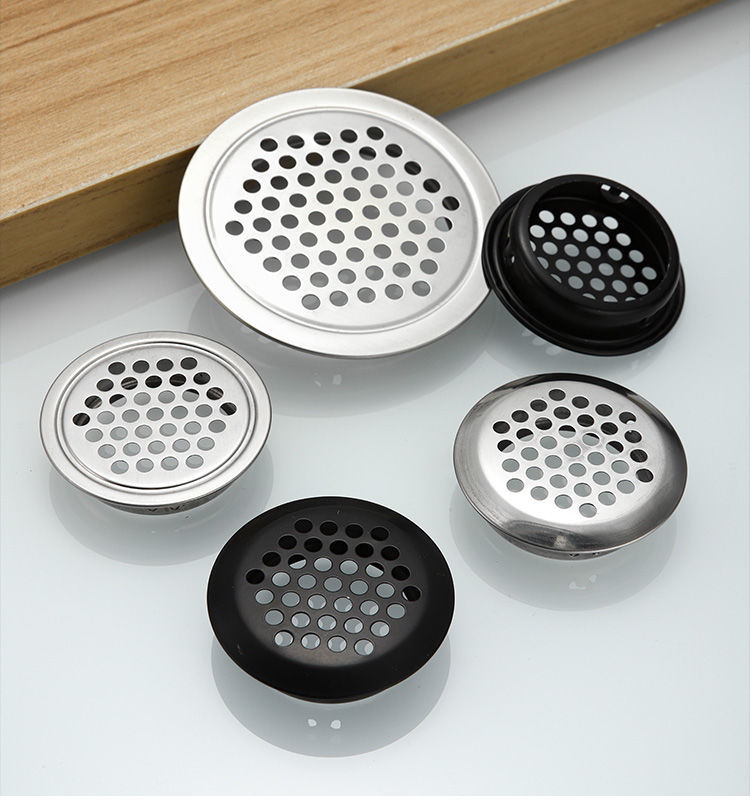 爵士不锈钢透气孔橱柜衣柜鞋柜通风透气散热防潮孔装饰盖排气孔出气孔